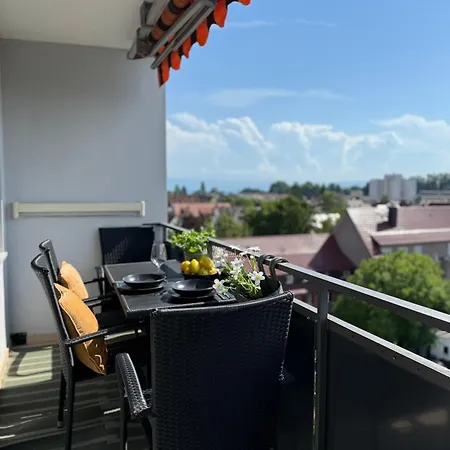 Apartamento Fewo Panoramablick I See- Und Bergsicht I Balkon I Parkplatz I Wlan I Haustiere Friedrichshafen
